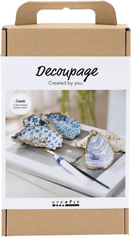 Kreativ virksomhed https: www.cchobby.nl hobbyset-decoupage-oystershells-blue-1-doos