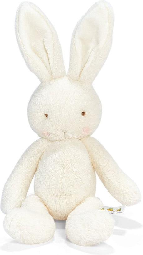 Bunnies by the Bay kæledyr bolle bunny creme – blødt plys kanin kæletøj 40 cm - tidløst design - broderede detaljer - velegnet til babyer og børn