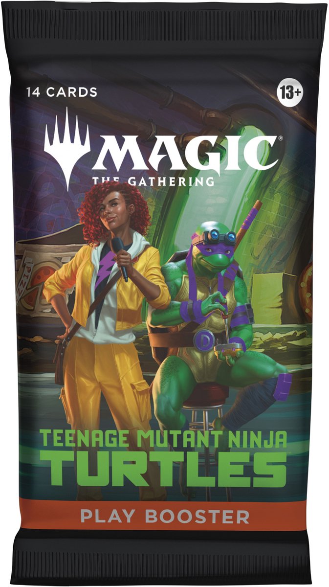 Asmodee magic the collection spillekort teenage mutant ninja turtles box.