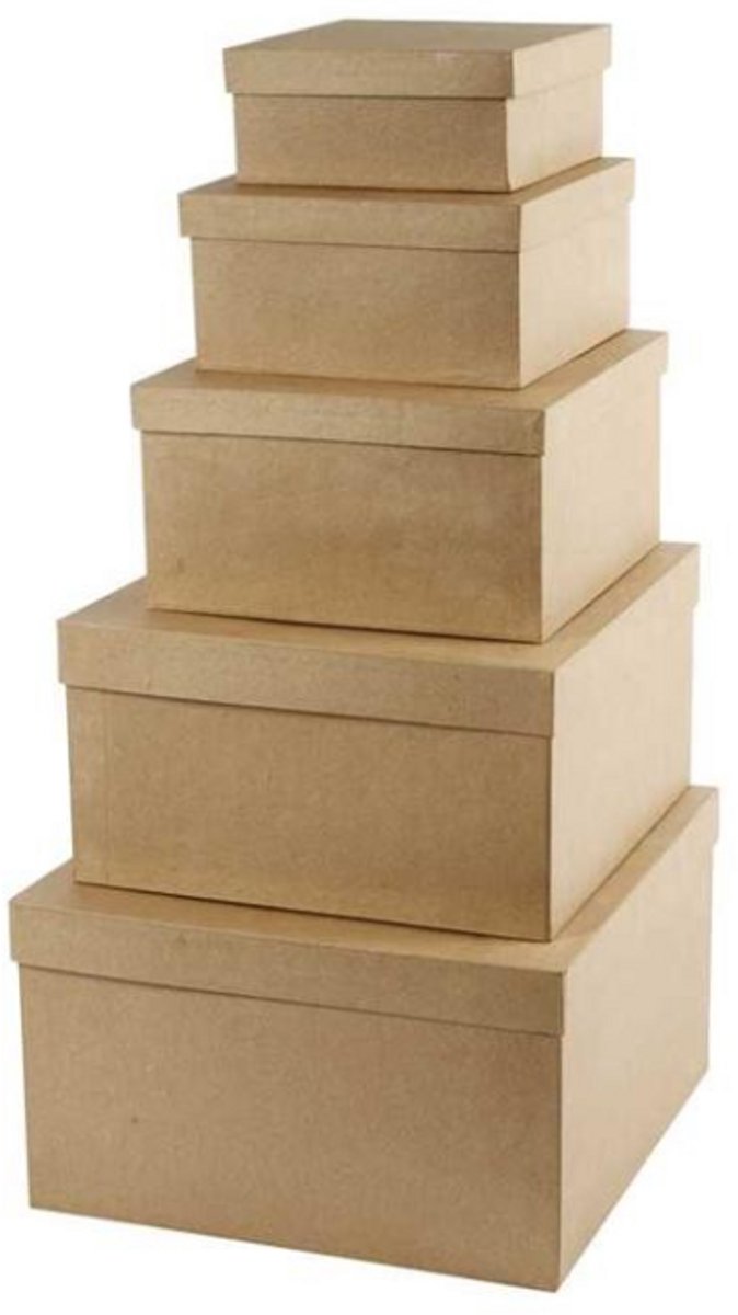 Https: www.cchobby.nl square-hat-boxes-h-8-10-13-15-17-5-cm-l-15-5-20-25-30-35-5-cm-w-15-5-20-25-30-35-5-cm-5-piece-1-box