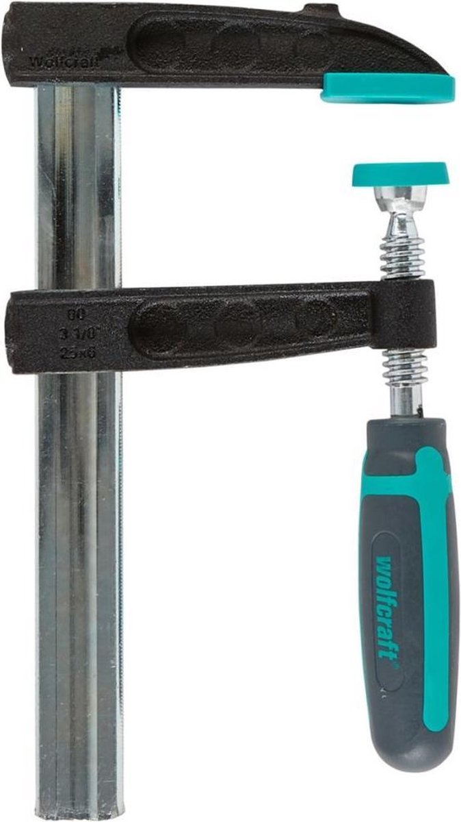 Wolfcraft - skrueklemme pro 240 - 150 mm - selvklæbende klemme - 3610000