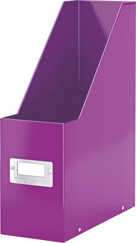 Leitz click store wow magasinkassette - magasinstativ - 77% - genbrugspap - 10,3 x 33 x 25,3 cm (BxHxD) - lilla