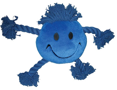 Glade kæledyr glade ansigter plys smiley blå