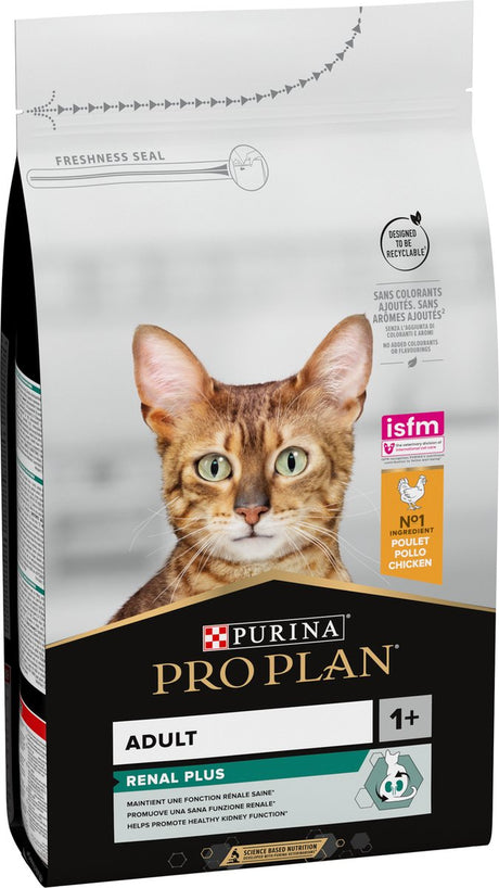 Pro plan voksen nyre plus tør kattefoder - kylling - 1,5 kg