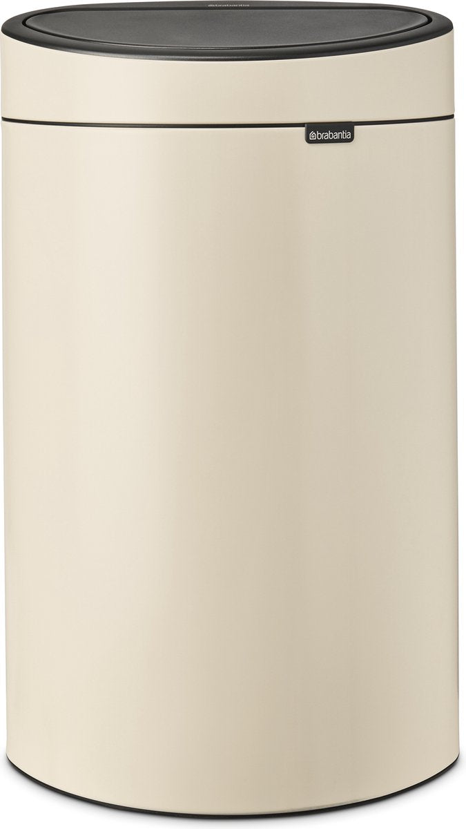 Brabantia touch skraldespand - 40 liter - blød beige