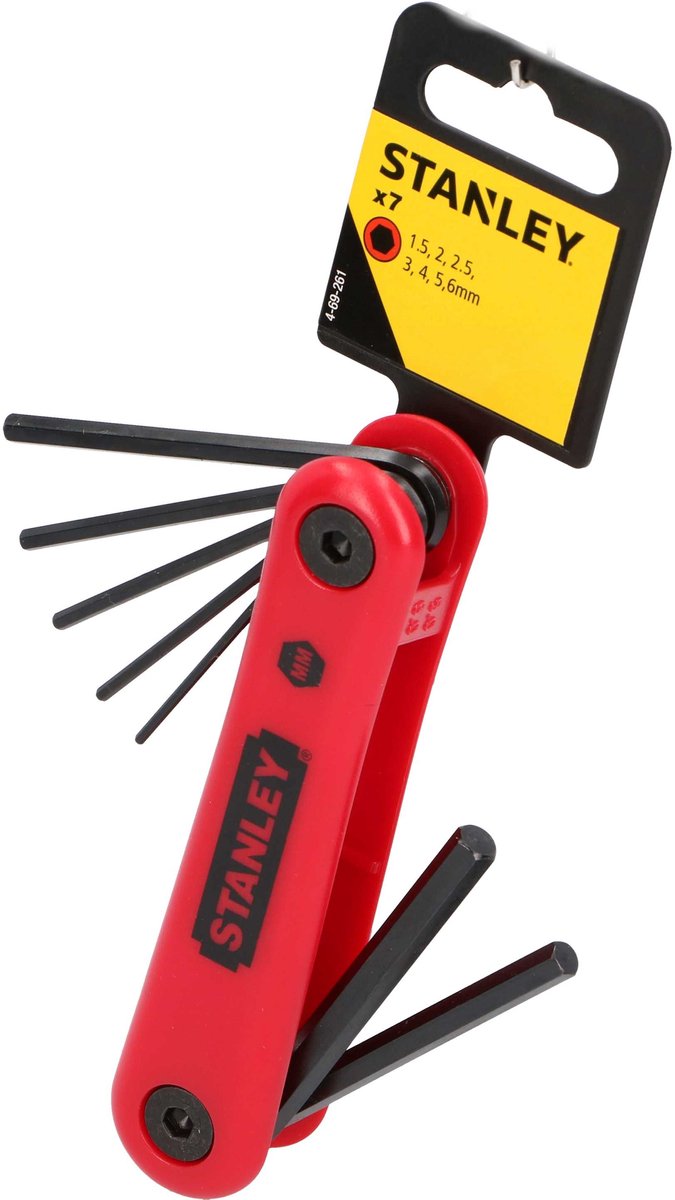 Stanley L-nøglesæt 7 stykker 1,5-6mm
