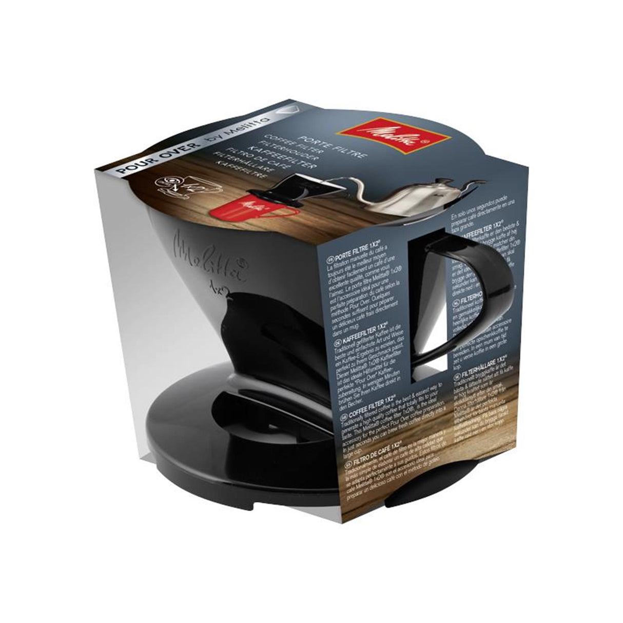 Melitta kaffefilter sort 1x2