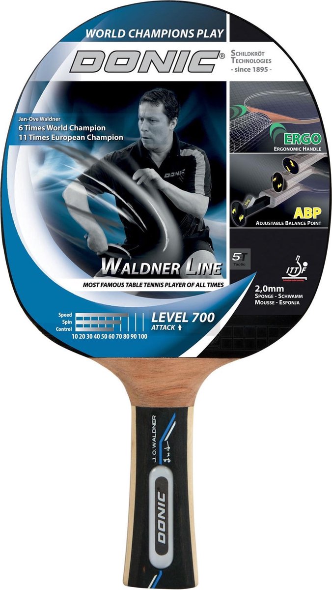 Donic Schildkrot Donic Schildkrot bordtennisbat - rød