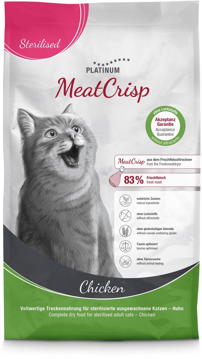 Platin cat meatcrisp steriliseret kylling | 1,5 kg