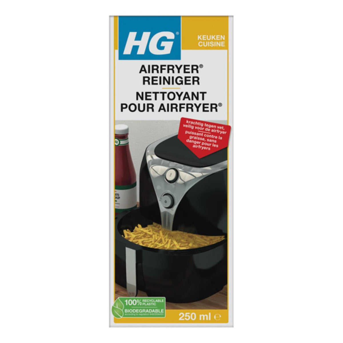 Hg airfryer® rensemiddel 250ml