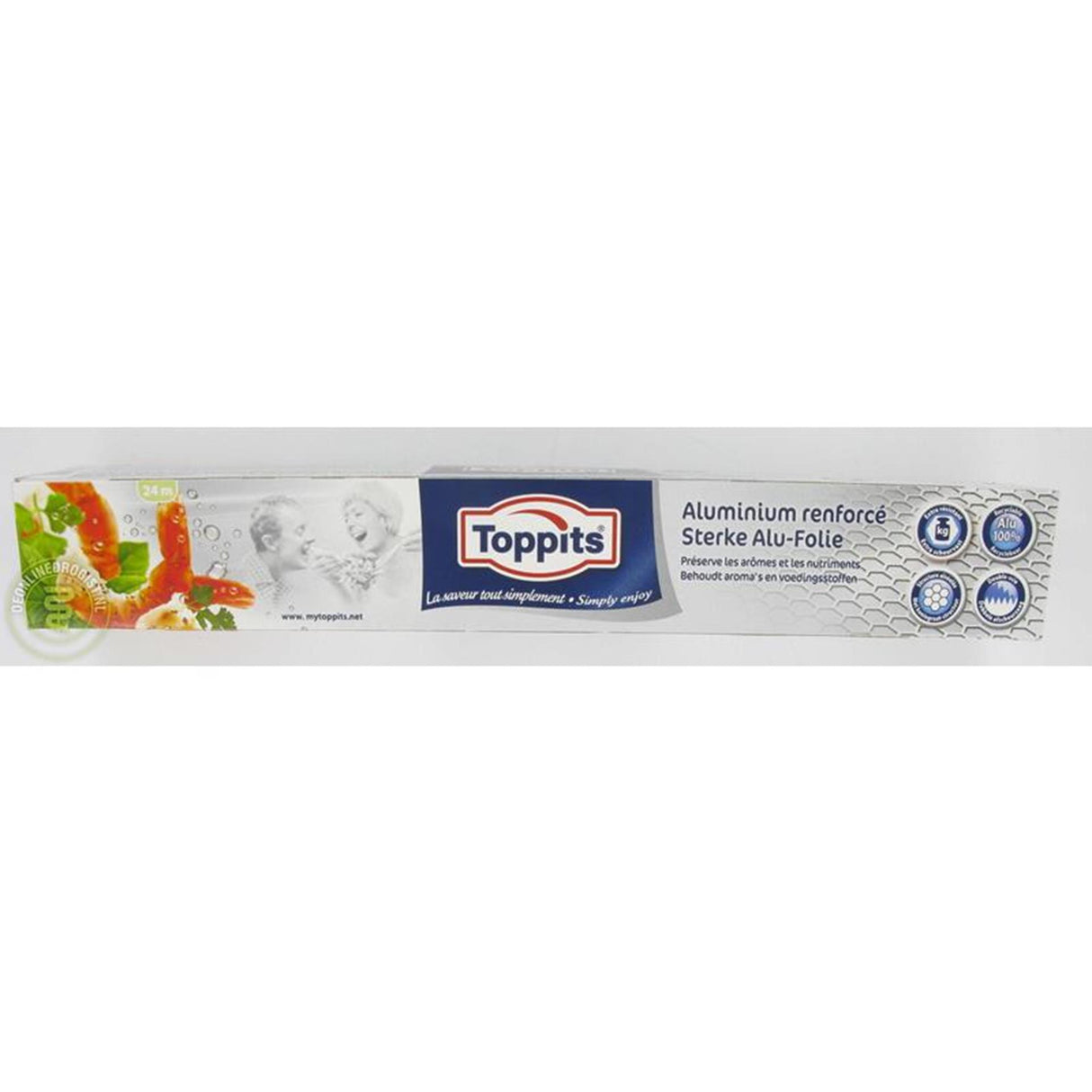 Toppits aluminiumsfolie 29,5cm x 24m