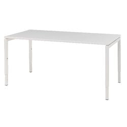 Skrivebord bisley quattro basic højdejusterbar hvid