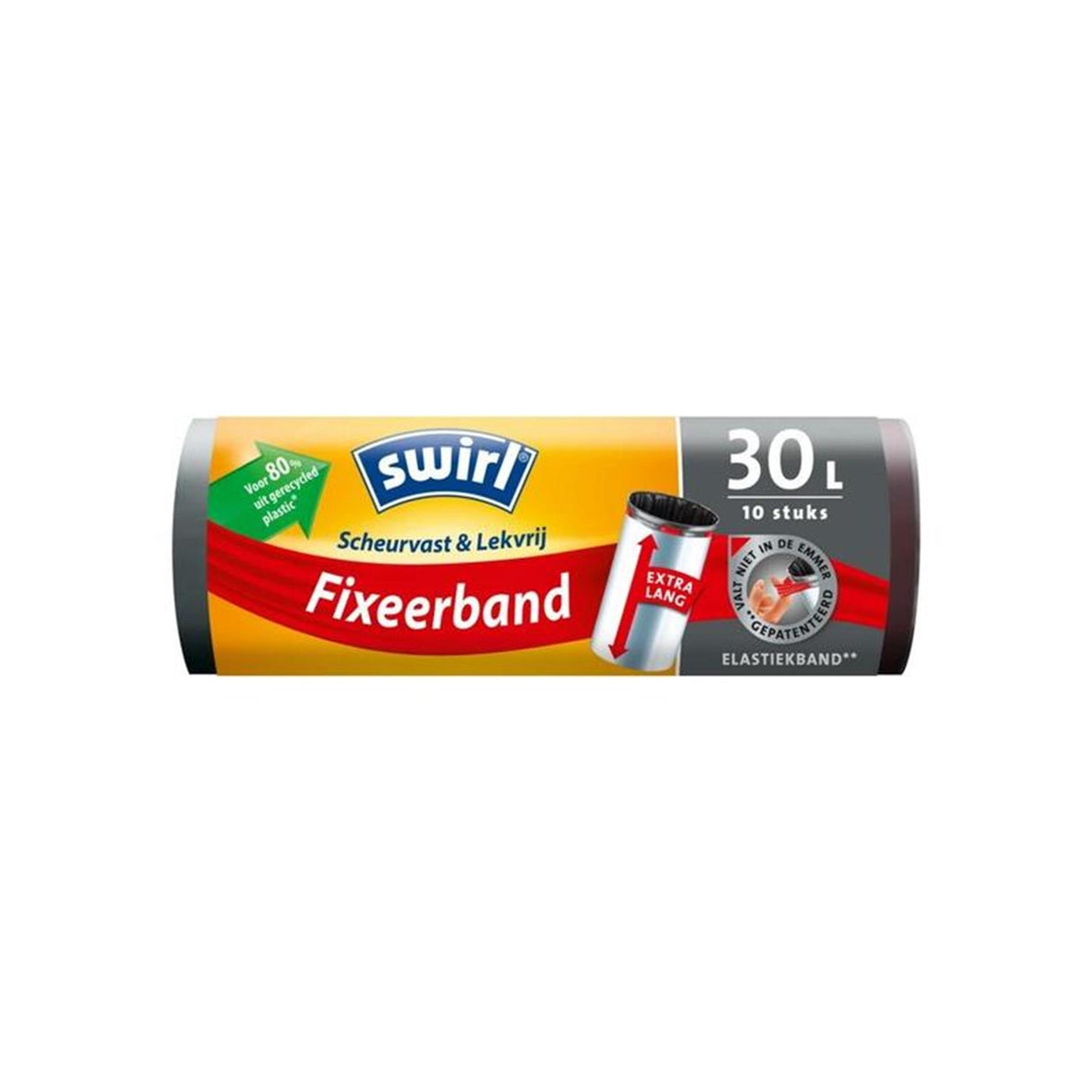 Swirl pedal skraldespand med fastgørelsesrem xl 30l 10 stk