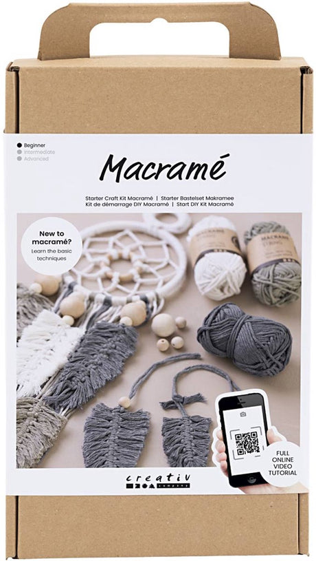Kreativ virksomhed https: www.cchobby.nl starter-hobbyset-macrame-1-doos