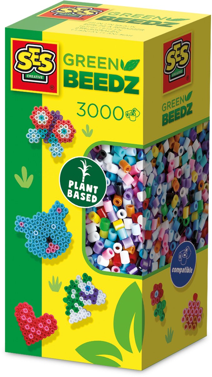 Ses creative ses green beedz - jern på perler mix 3000