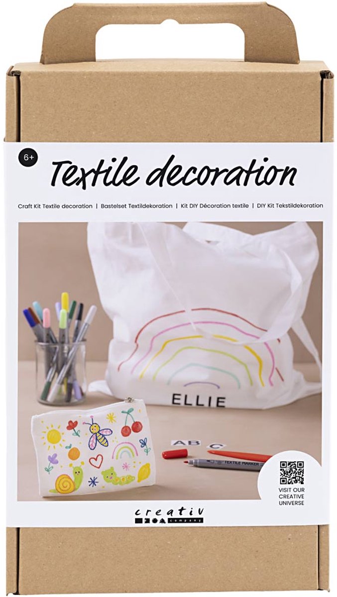 Kreativ virksomhed https: www.cchobby.nl hobbyset-textile-decoration-1-box