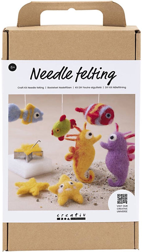 Creativ Company Hobbyset Needle Feeld Marine Animals