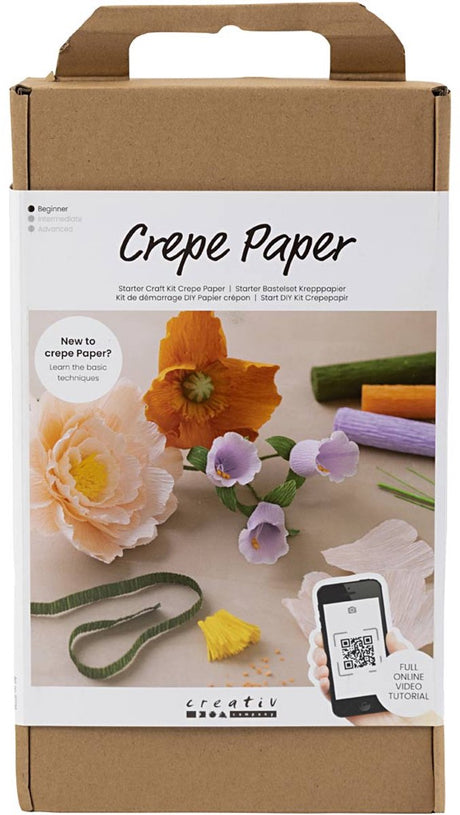 Kreativ virksomhed https: www.cchobby.nl starter-hobbyset-crepepaper-diverse-colors-1-box