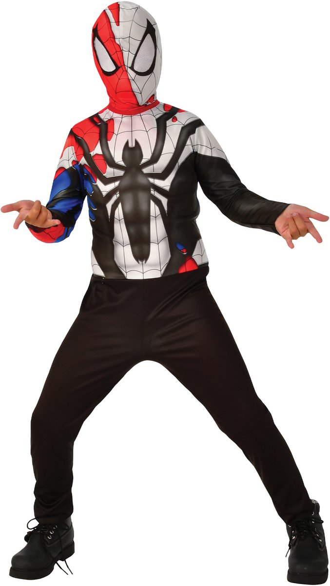 Rubiner spider-man gift børnekostume - - størrelse one size