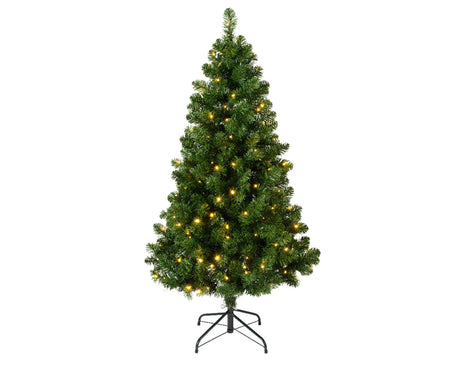 Everlands juletræ imperial pine150cm + LED tændt