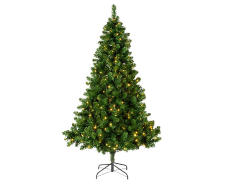 Everlands juletræ imperial pine210cm + LED tændt