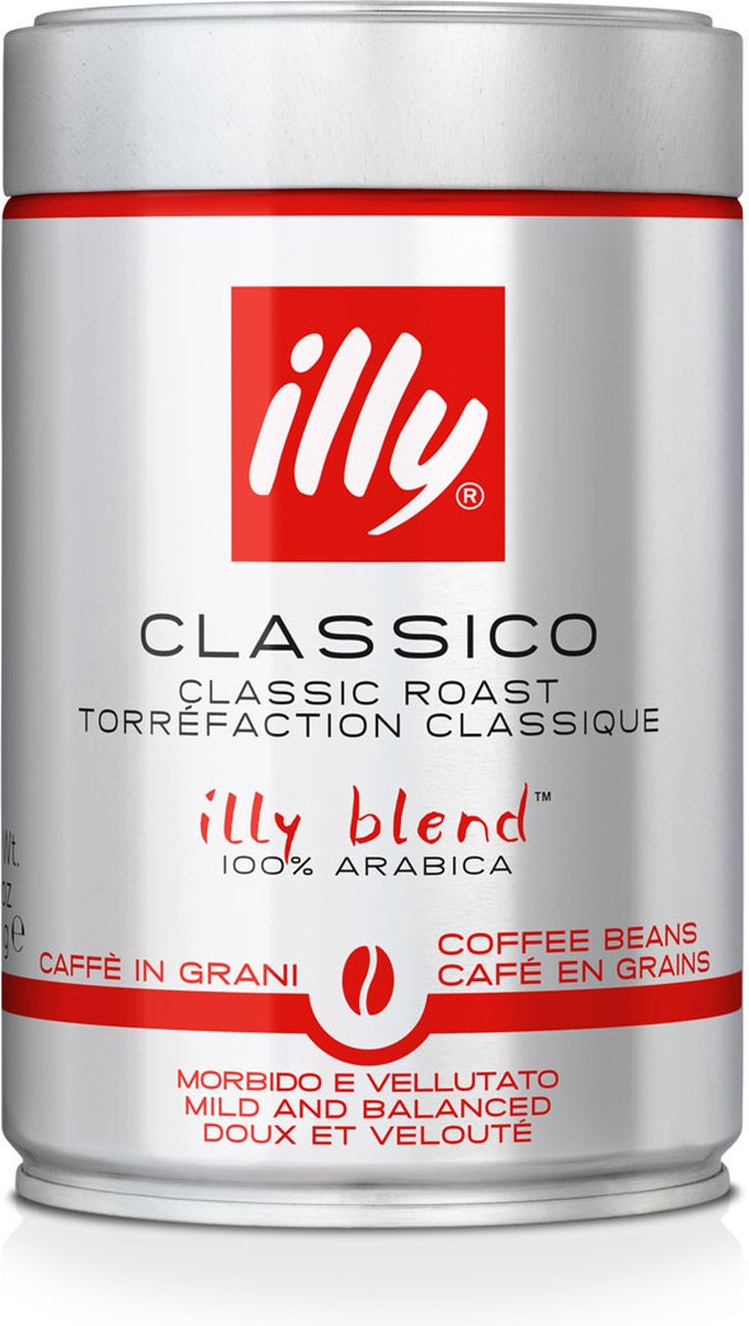 Illy classico kaffebønner - 6 x 250 gram