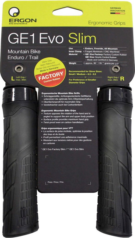 Ergon håndterer GE1 EVO Factory Slim Frozen Black