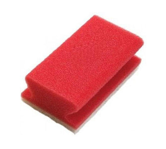 Wecoline weco skuresvamp med greb rød hvid 142x70x45 mm (10 stk.)