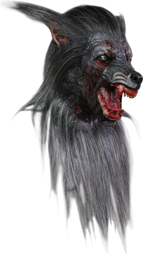 Vegaoo ulve maske til voksne - fancy dress maske - one size