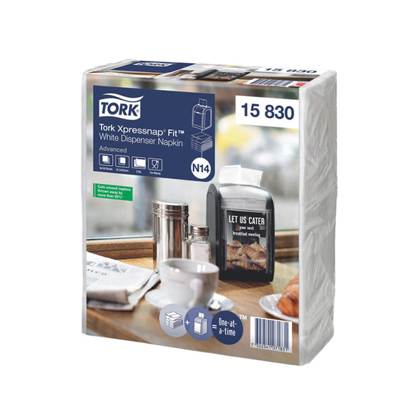 Tork xpresssnap fit serviet hvid (36x 120 stykker)