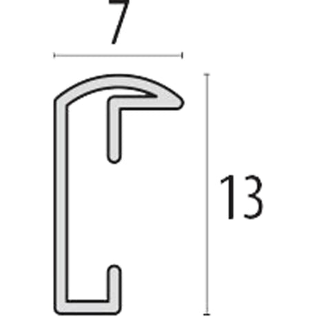 Zep fotoramme al1s3 sølv 15x20 cm
