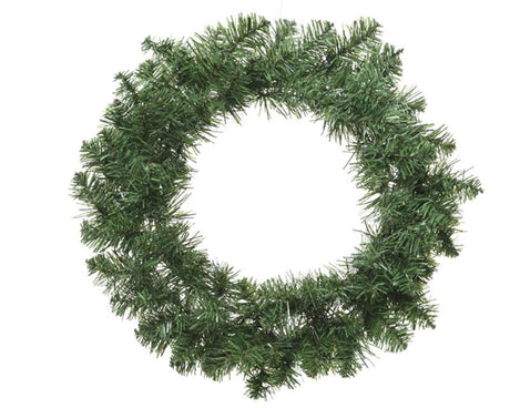 Everlands kejserfyrkrans diameter 50 cm til indendørs og udendørs brug, PVC med 92 spidser