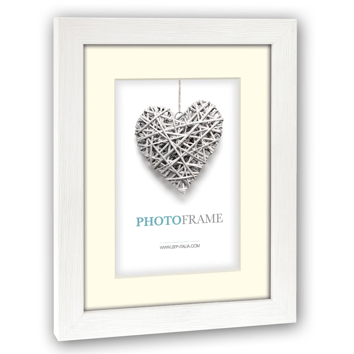 Zep fotoramme v32684 regent 4 hvid 10x15 15x20 cm