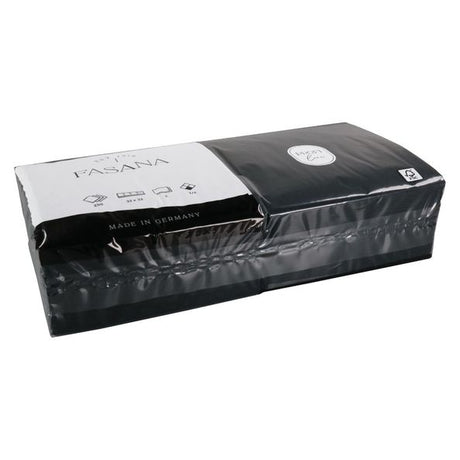 Serviet sort 2 lag 33 cm 1 4 fold (50 stk.)