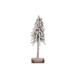 Decoris kunstigt juletræ mini med sne på stammen ø15xh45cm