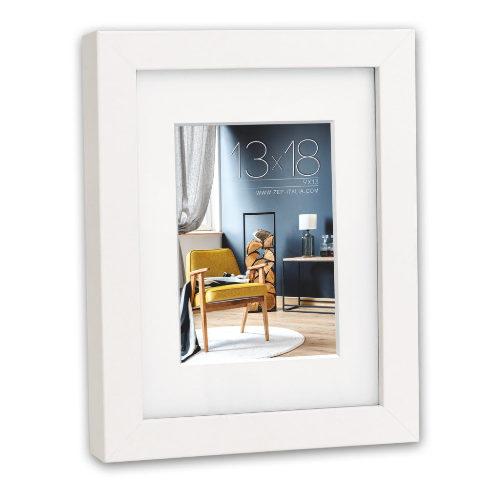Zep Photo Frame V5923W Niki White 15x20 20x30 cm