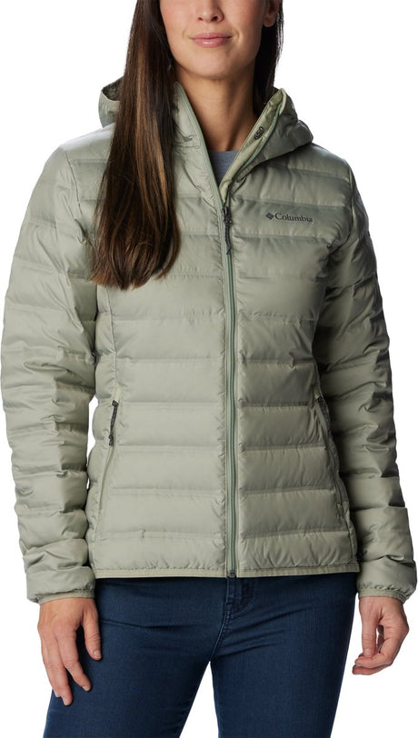 Columbia lake 22™ ii down hooded jacket dames outdoorjas - safari m