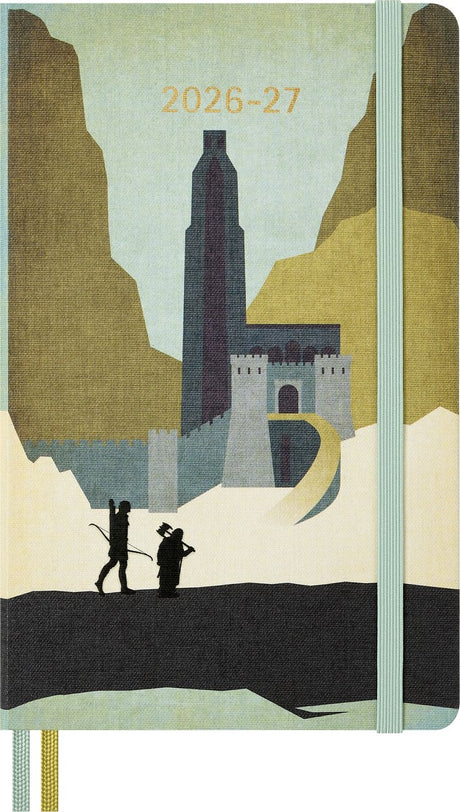 Moleskine 18 måneders dagsorden - 2026 27 - Ringenes Herre - ugentlig - large - legolas gimli