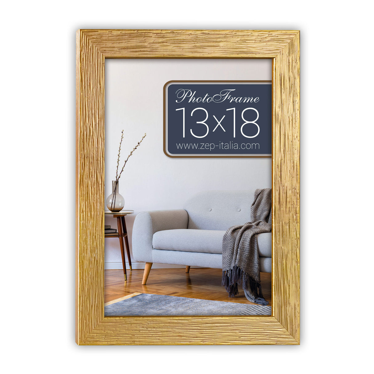 Zep fotoramme v646g lienz guld 10x15 cm