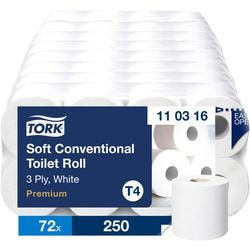Toiletpapir Tork premium hvid