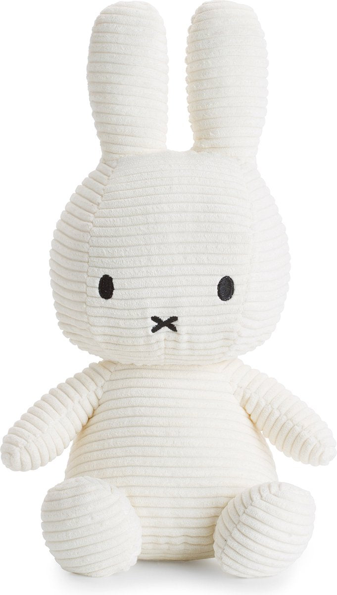 Bon ton toys nijntje - eco corduroy offwhite - 33 cm - 13