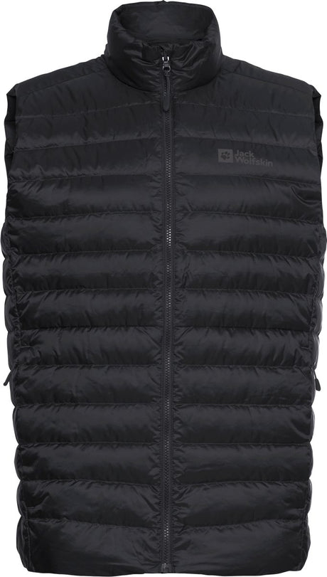 Jack wolfskin pilvi dunvest m rds mænds udendørs body warmer-sort