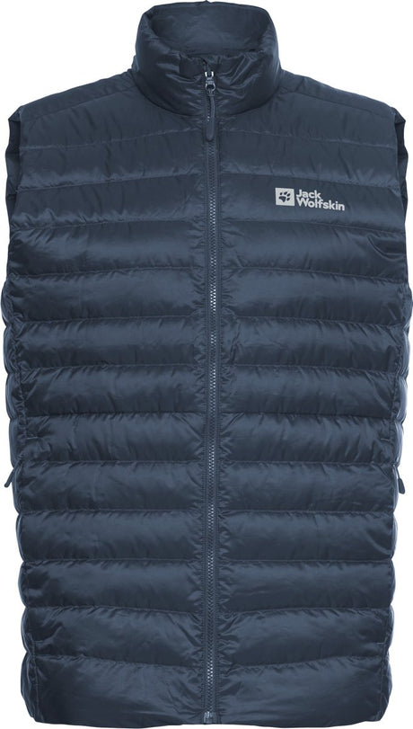 Jack wolfskin pilvi dunvest m rds mænds udendørs kropsvarmer-midnatshimmel