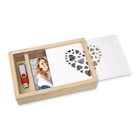 ZEP CZ1257 Love Box USB til foto 13x18 24,5x16x5 cm