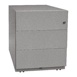 Skuffemodul bisley nwa59m7sss855 3 skuffer mobil cylinderlås sølv
