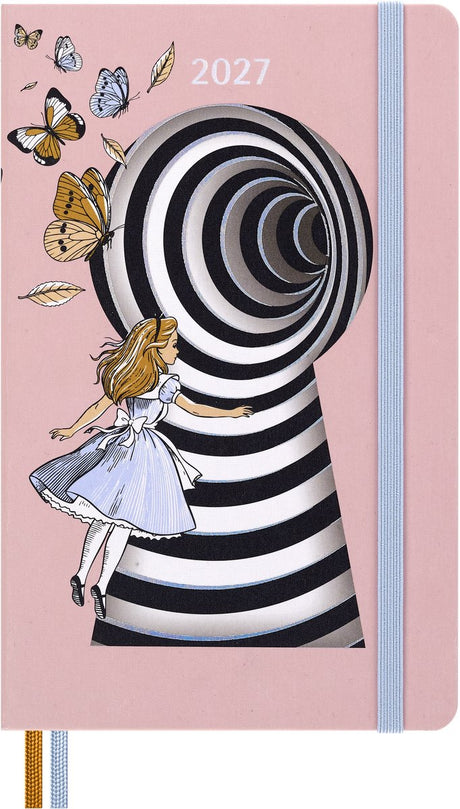 Moleskine 12 måneders dagsorden - 2027 - alice i eventyrland - ugentlig - stor - alice