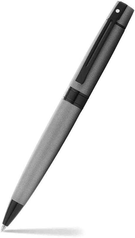 Sheaffer kuglepen - 300 - mat grå og sort - nib m - skrivefarve sort - sf-e2934551