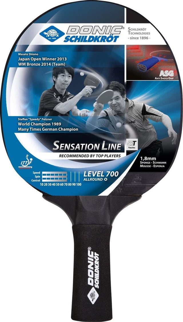 Donic Schildkrot Donic Schildkrot bordtennisbat - sort rød