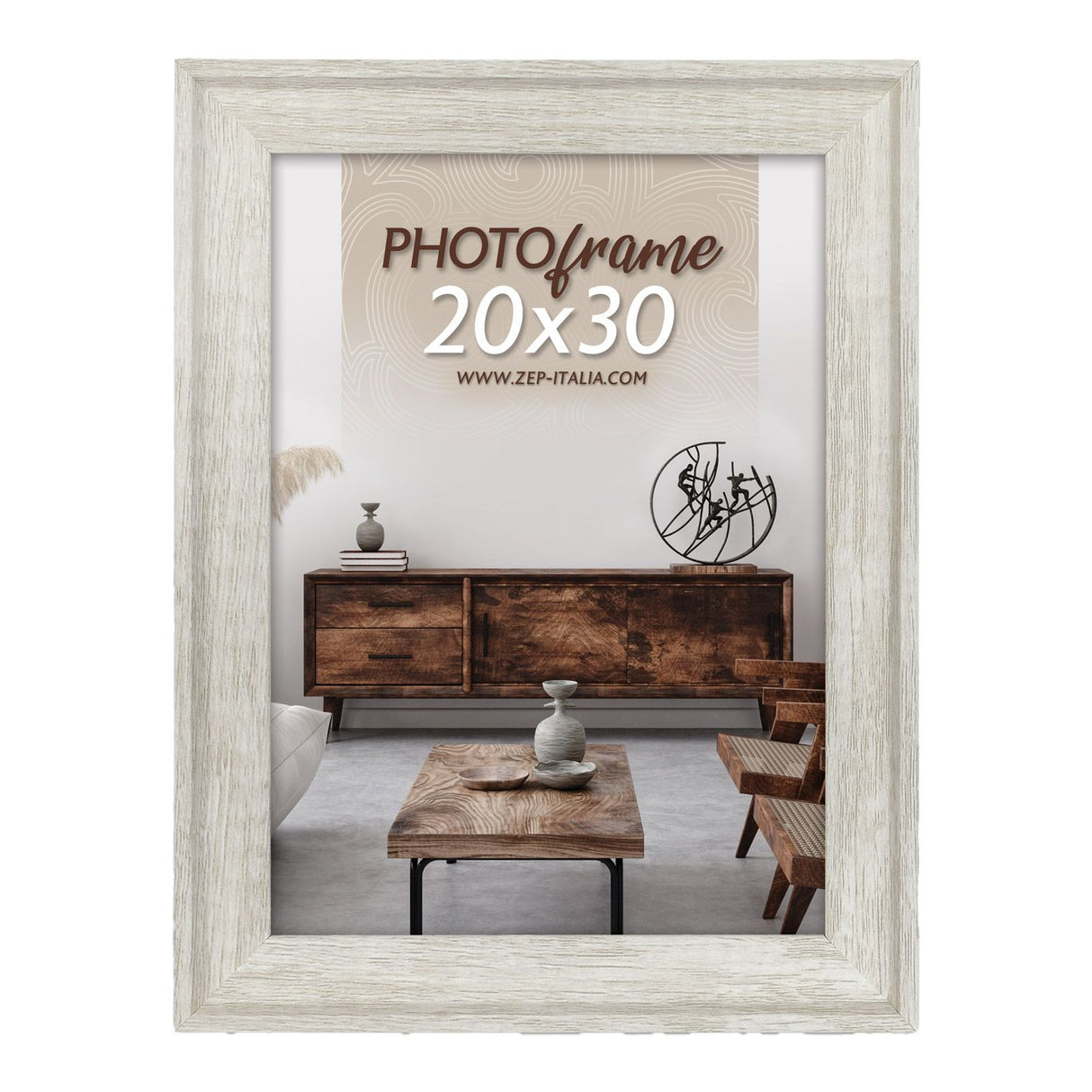 Zep fotoramme rt534w torino hvid 30x40 cm