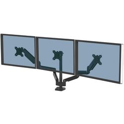 Monitorarm fellowes platin triple 9 kg sort